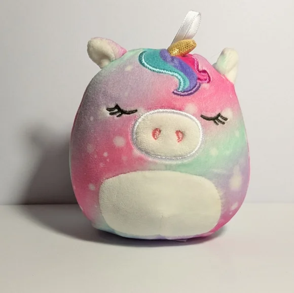 Squishmallows Kimia The Rainbow Unicorn Plush 4 Inch - Picture 2 of 4